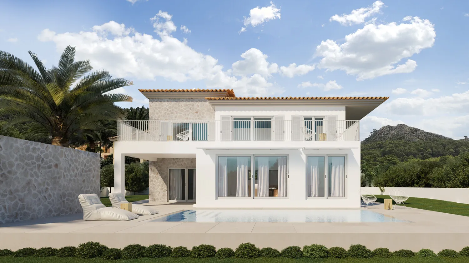 Newly rebuilt Finca in Andratx town, Andratx